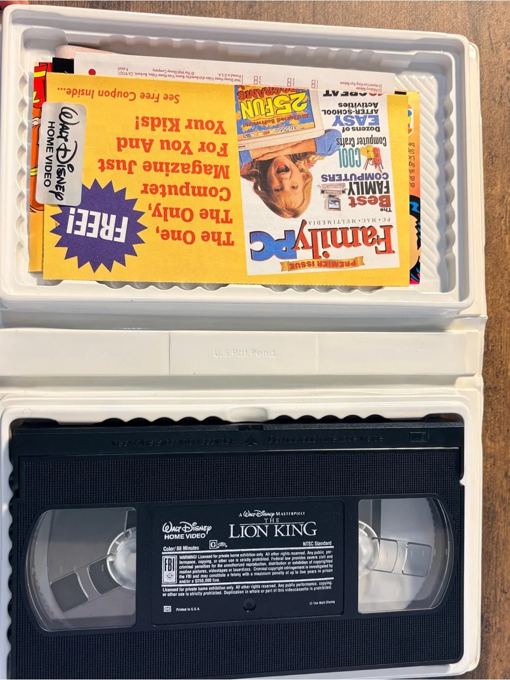 Disney The Lion King VHS
